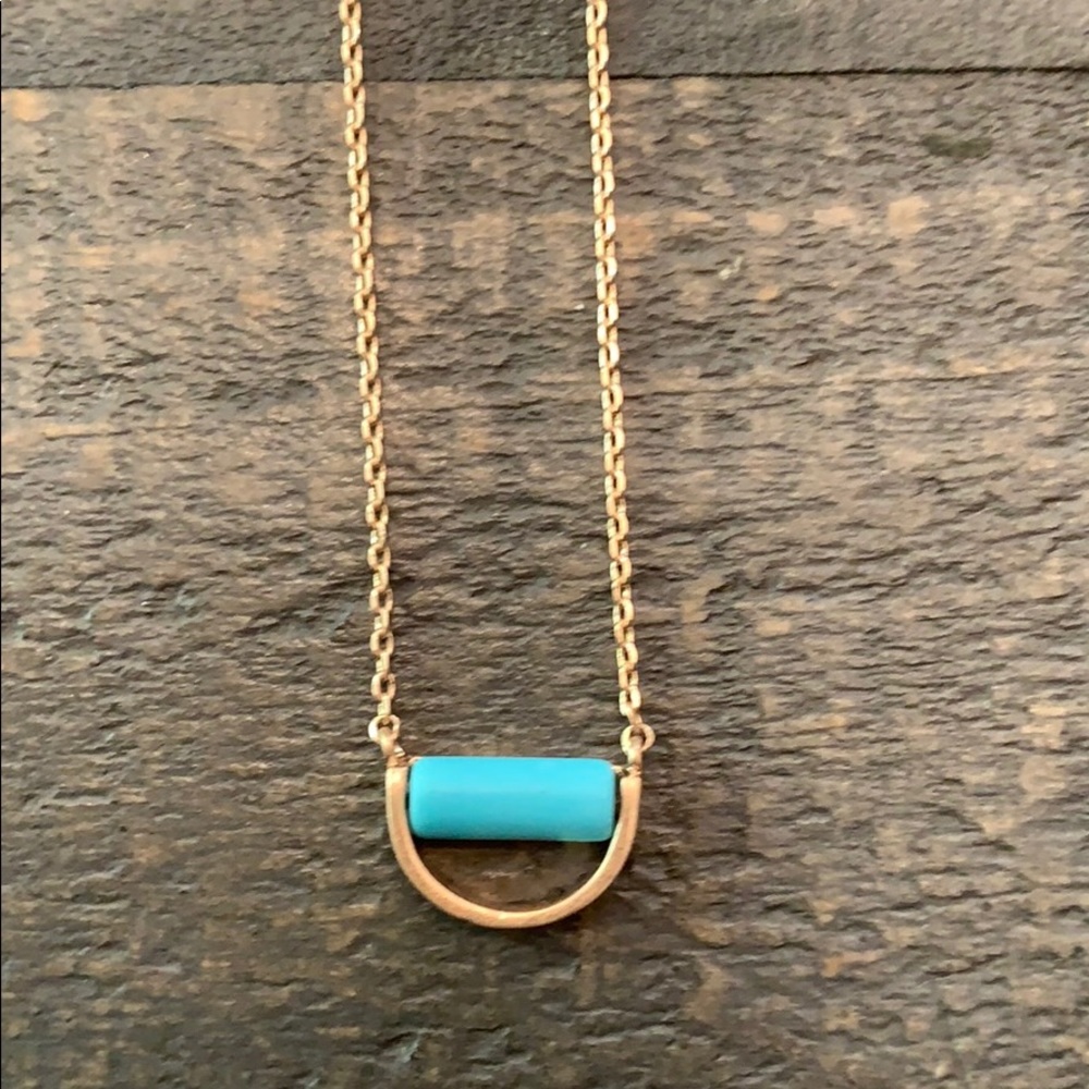 Dainty turquoise necklace